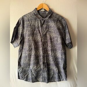 Toad&Co Men's Black and White Patterned Button Down Shirt